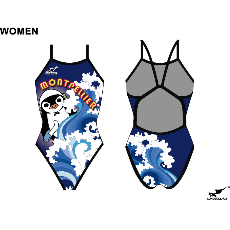 BAÑADOR PERSONALIZADO MUJER TIRA FINA PARA SU EQUIPO