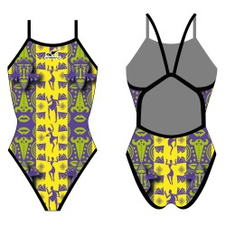 BAÑADOR MUJER TIRA FINA TRIBAL