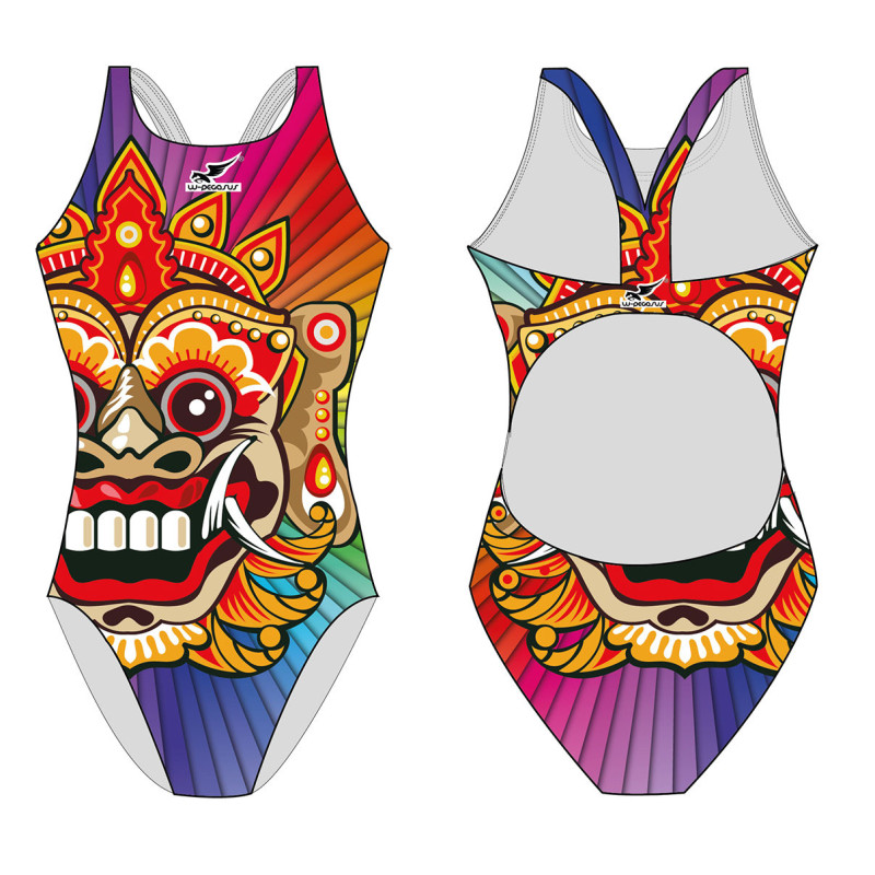 MAILLOT DE BAIN FEMME À LARGE BRETELLE MASCARA