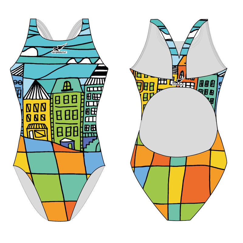 MAILLOT DE BAIN FEMME À LARGES BRETELLES CITY