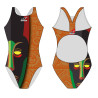 MAILLOT DE BAIN FEMME À LARGES BRETELLES AFRIQUE