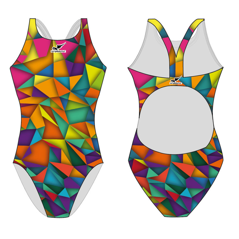 WOMEN'S SWIMSUIT WITH WIDE STRAP VITRAL